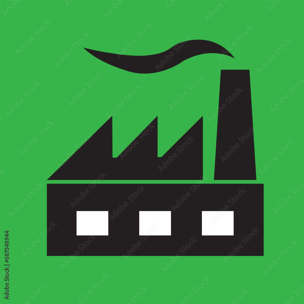 illustration of a factory with smoke illustration of a factory with smoke