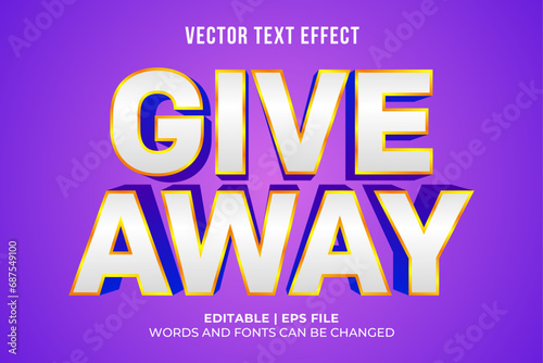 give away text effect