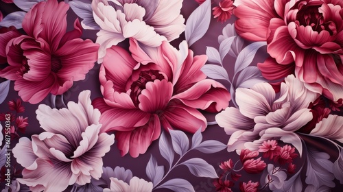 Double-sided floral fabric suitable for bedding