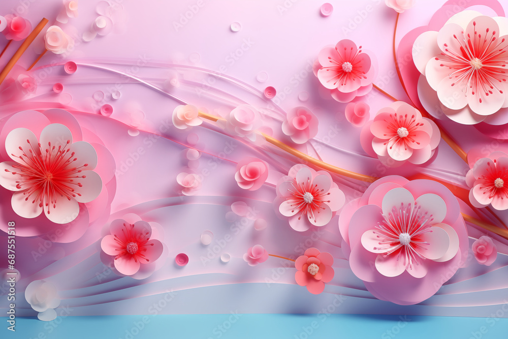 Fototapeta premium flower abstract background 