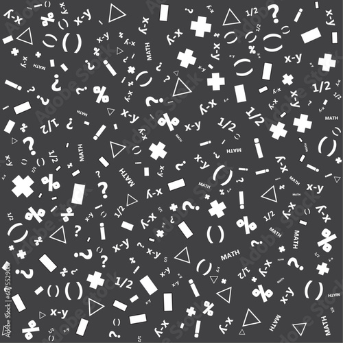 Math background or pattern design