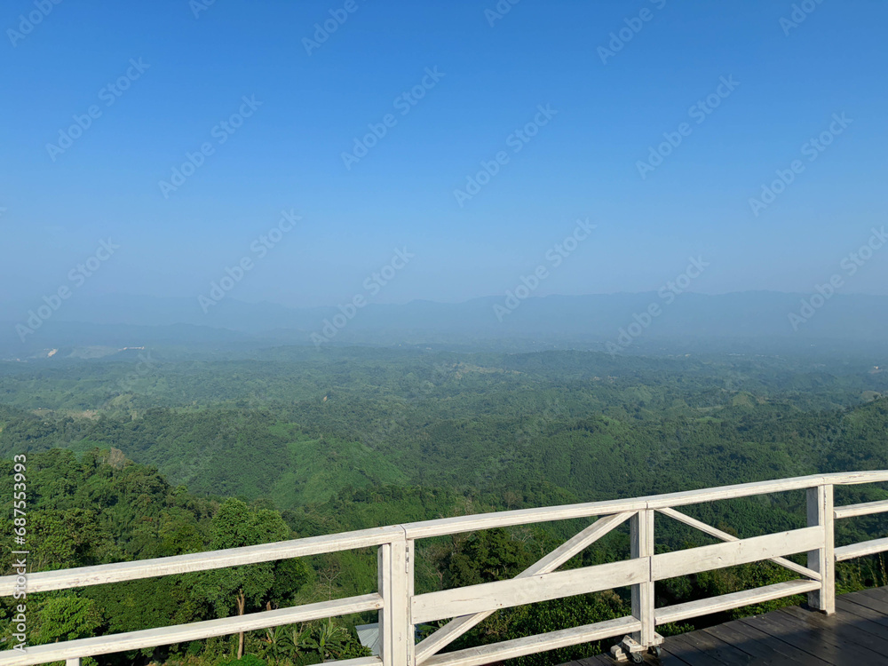 Scenic View from Sajek Resort, Rangamati