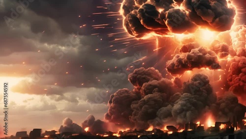 Nuclear War Concept Video photo