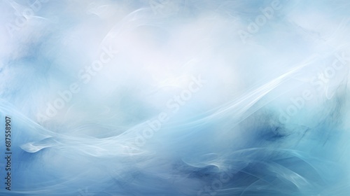 Abstract winter background. Seasons. Cool, blue tones. © Restyler