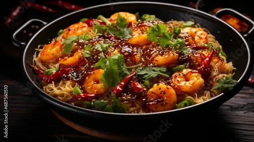 Rice_with_vegetables,chicken_with_vegetables,rice_with_vegetables_and_meat,stir_fry_noodles_with_vegetables_and_shrimps_in_bar
