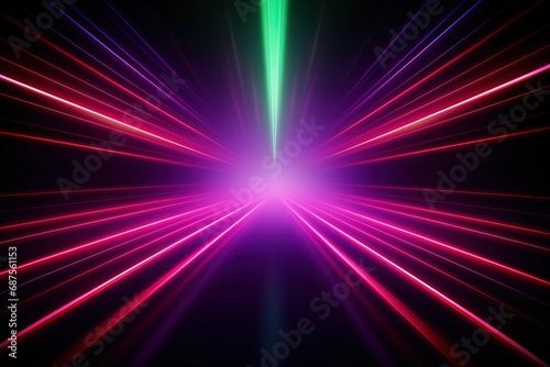 Party Pulse Abstract Neon Waves Fantastic Fusion Neon Lightscape,Neon Dance Floor Background