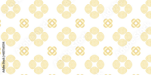 seamless, editable New Year's pattern with striped balls