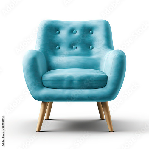 Accent chair skyblue