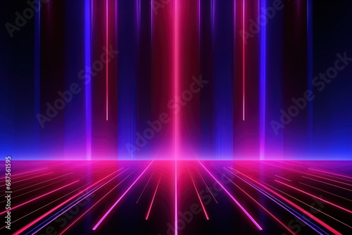 Party Pulse Abstract Neon Waves Fantastic Fusion Neon Lightscape,Neon Dance Floor Background