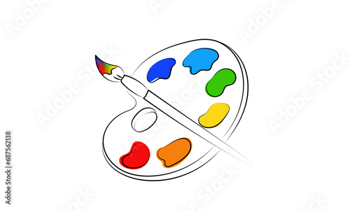 paint artist day color palette artistic illustration