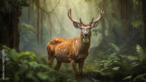deer in the forest © UmerDraz