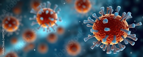 Invisible threat. Understanding microscopic world of viruses epidemics and contagious diseases. Battling unseen. Exploring microbiology pathogens and science behind viral infections