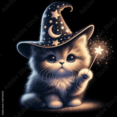 Wizard kitten