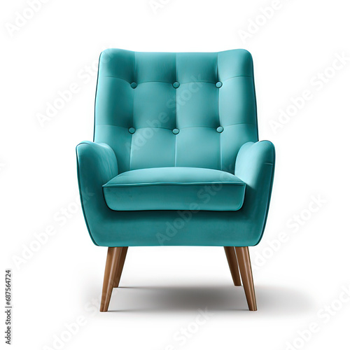 Accent chair turquoise