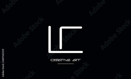 CL, LC, C, L abstract letters logo monogram