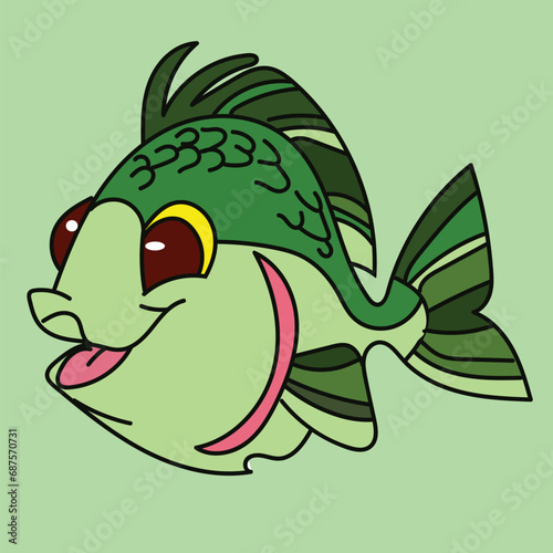 Vector Fish Art lllustrator