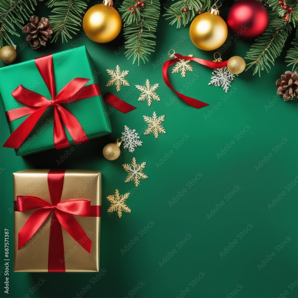 Red gift box with golden ribbons on holiday background with twinkle bokeh light. Red gift box with golden ribbons on holiday background with twinkle bokeh light.