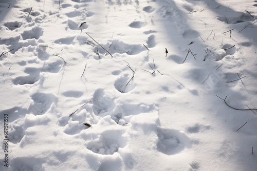A texture of crisp, freshly fallen snow crunching underfoot