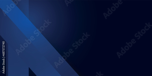 PrintDark blue modern business abstract background. Vector illustration design for presentation, banner
