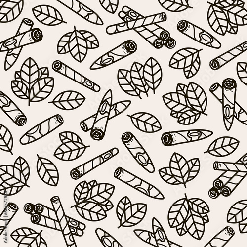 Cigars background, pattern set. Collection icon cigar. Vector