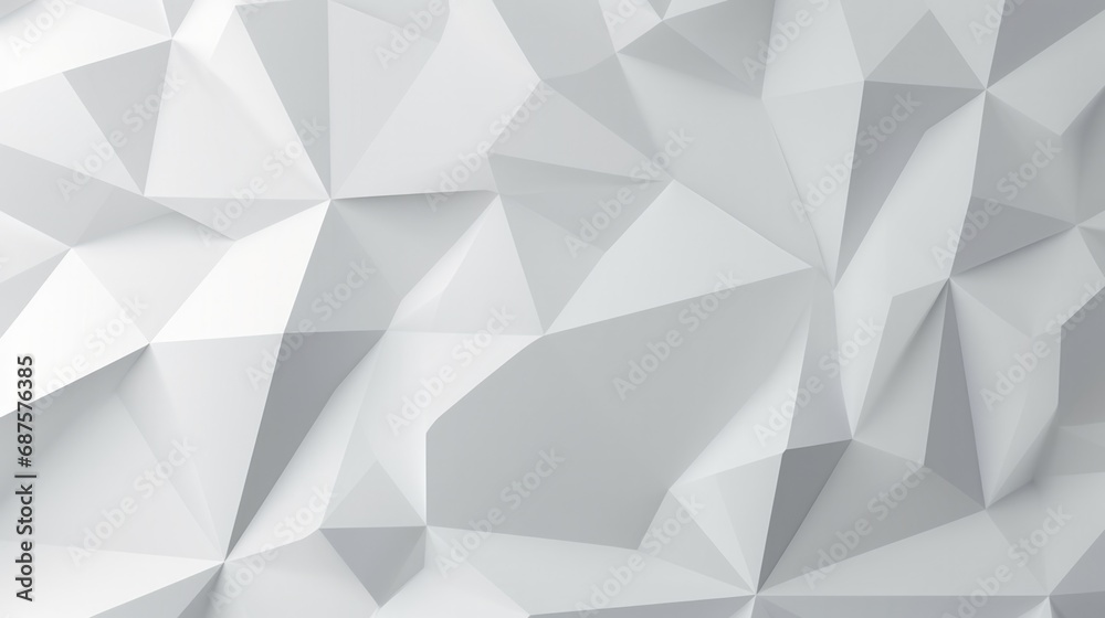 White low poly background texture. White low poly background texture.