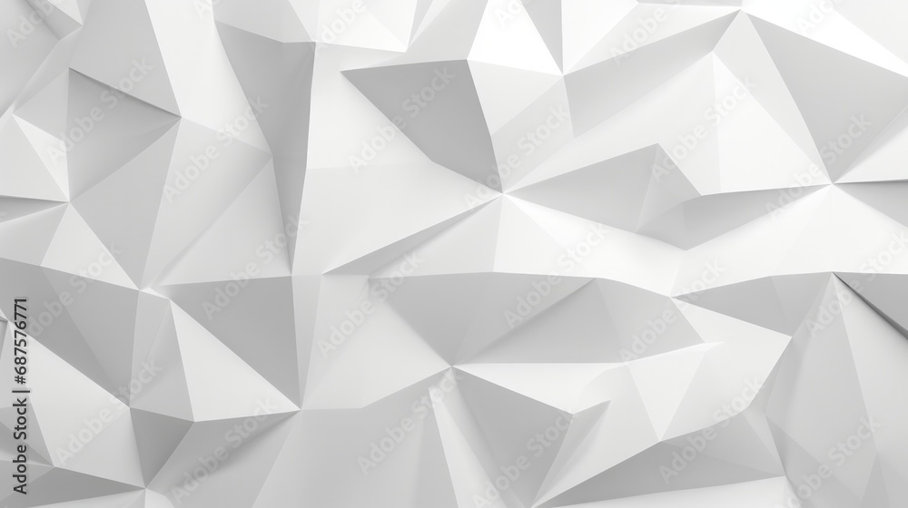 White low poly background texture. White low poly background texture.