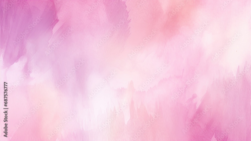 Pastel pink and blue watercolor background