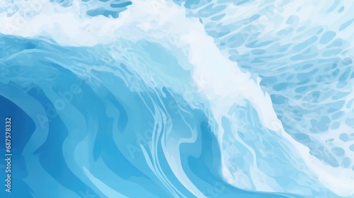 Beach waves sea water abstract graphics poster background