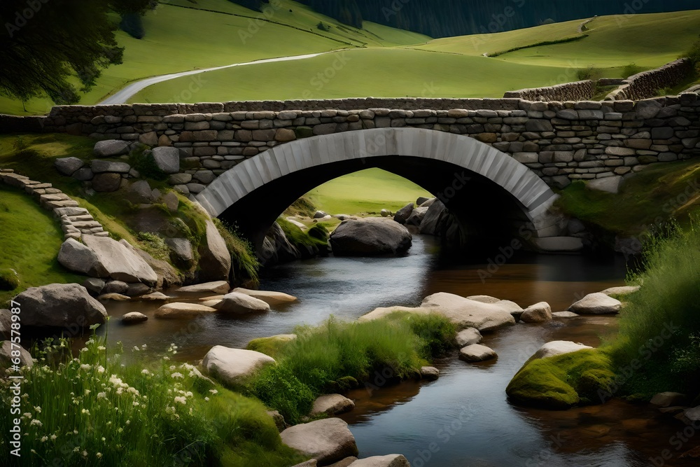 The bridge is a symbol of connection and endurance, The bridge is a symbol of connection and endurance,