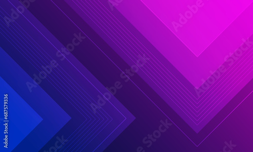 Abstract dark blue purple background with geometric shape and line. vector illustration	