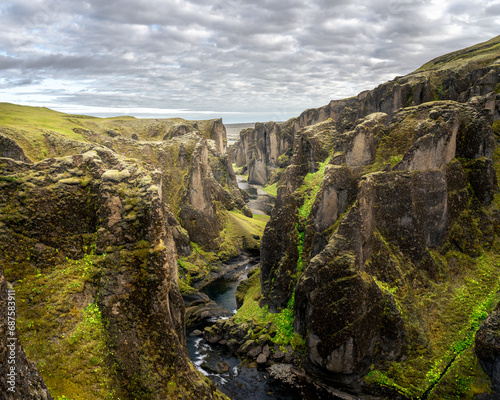 Fjaðrárgljúfur canyon