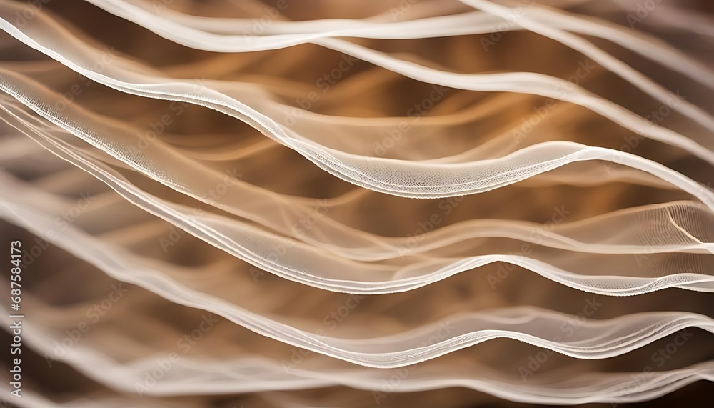 Obraz premium texture veil abstract waves background abstract