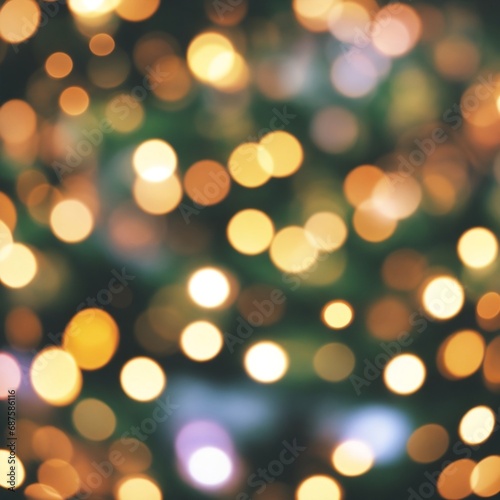 green and gold abstract bokeh background