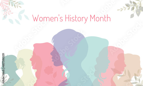 card for international women's day, women's history month