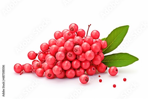 Pink peppercorns icon on white background