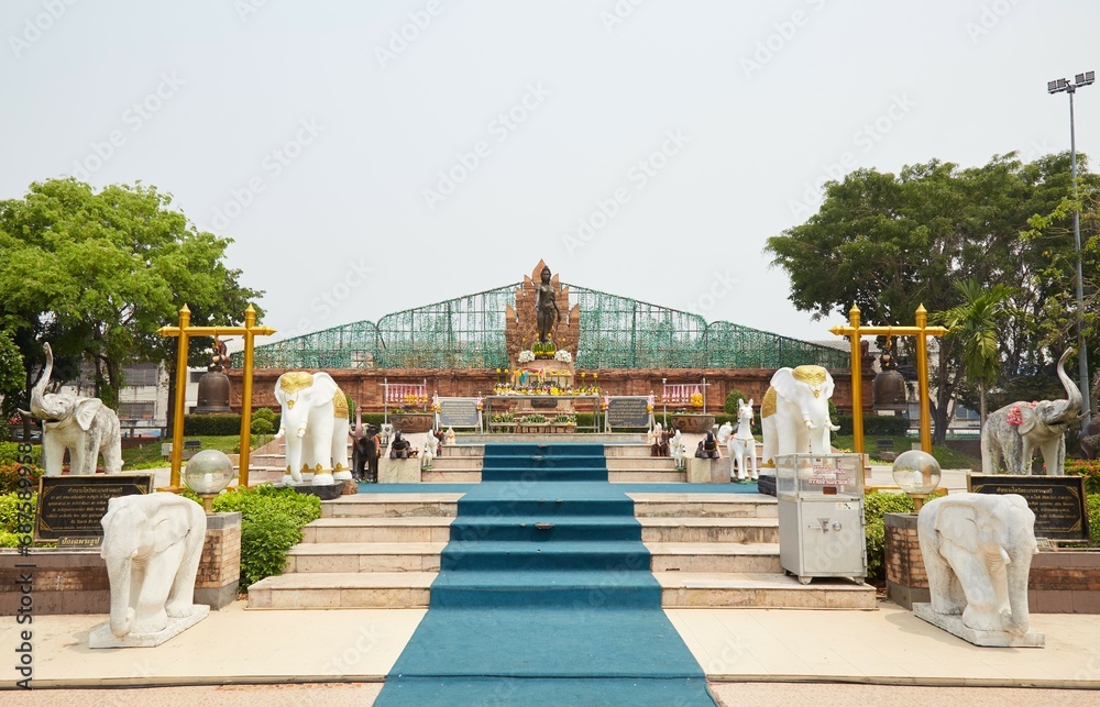 The Chama Thewi Shrine in Lamphun, dedicated to one of the city ancient queens