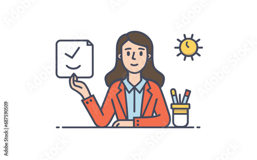 person in the office