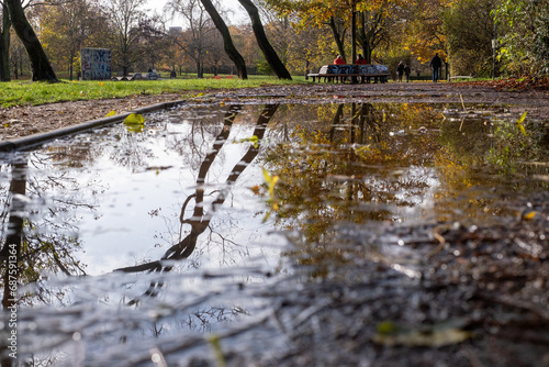 Autumn weather in Berlin photo