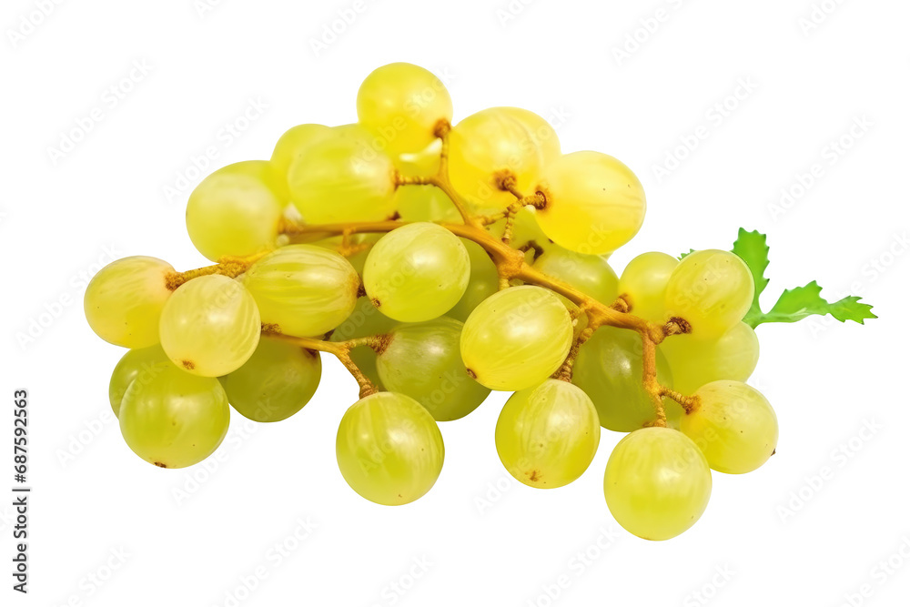 Gooseberry isolated on transparent background.