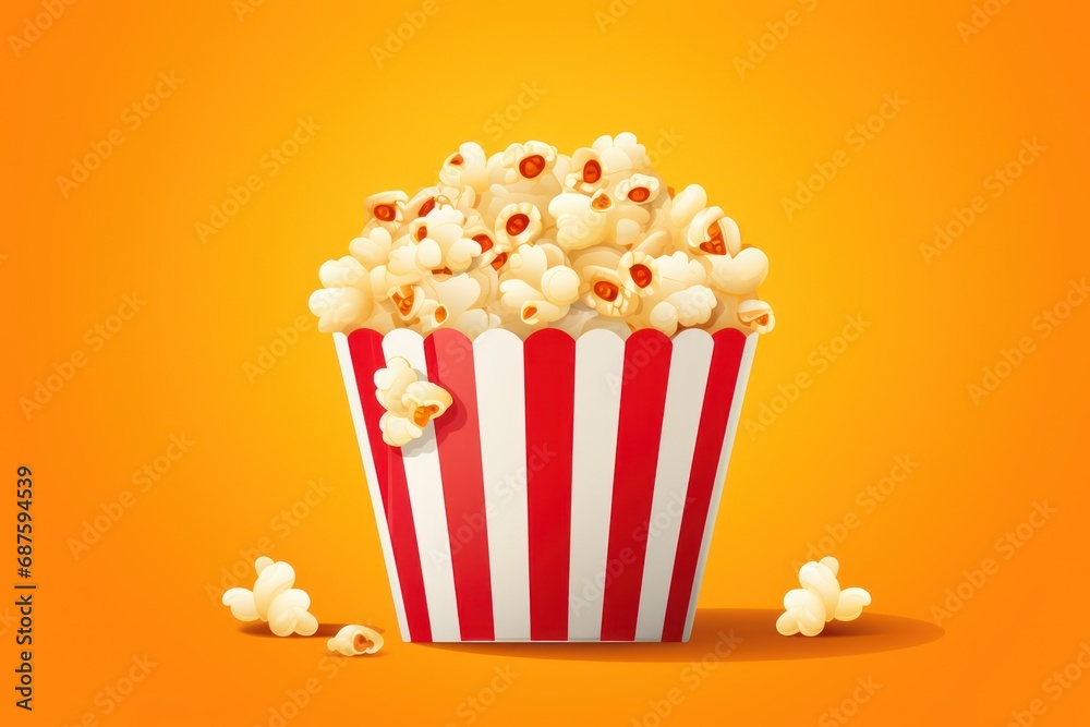 Popcorn Ball icon on white background