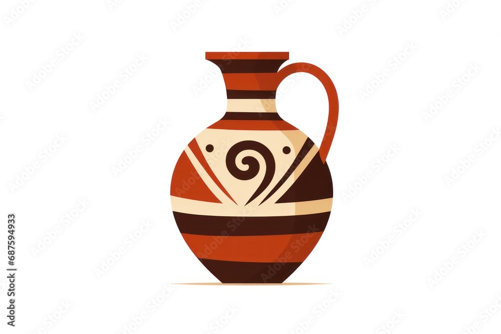 Pottery icon on white background
