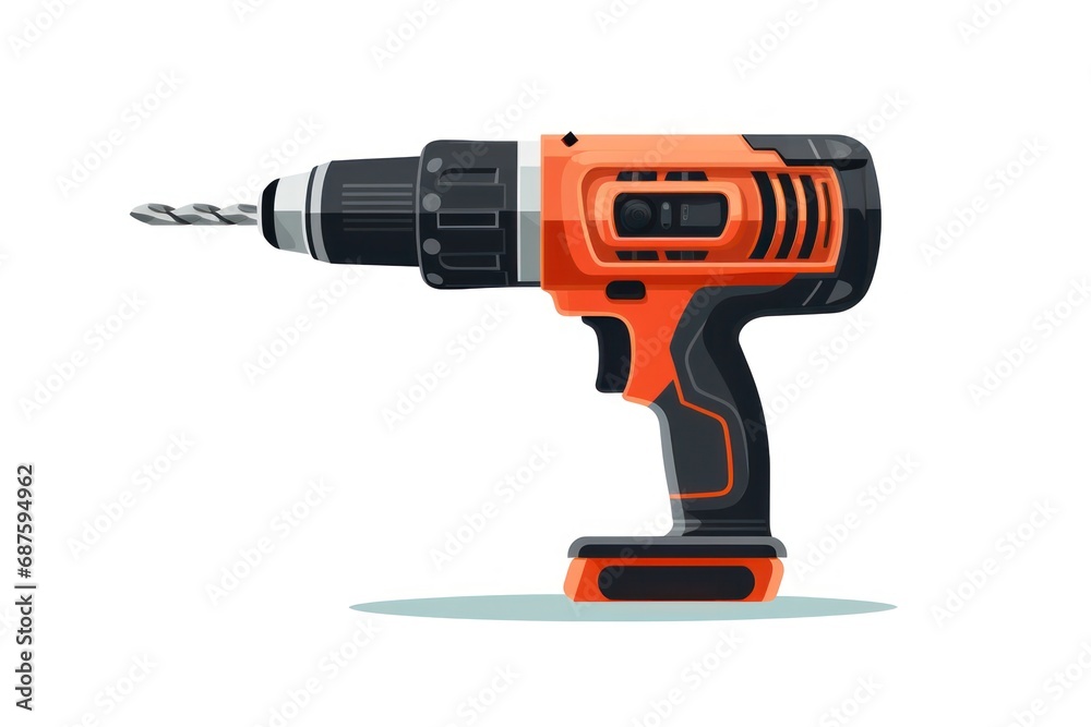 Power Drill icon on white background
