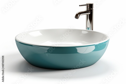 Table Top Wash Basin on white background.