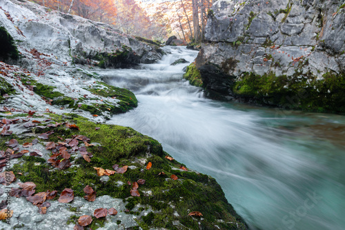 Arazas River in Ordesa and Monte Perdido National Park, Spain photo