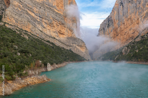 Congost de Mont-Rebei defile  border between Catalonia and Aragon  Spain