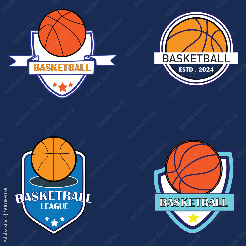 basketball club vector logo design template. championship logo, american logo sport etc.Eps file.