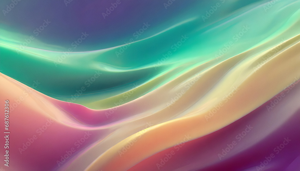 Fototapeta premium Abstract background fluid flowing wavy shape