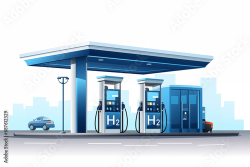Self service hydrogen filling station	