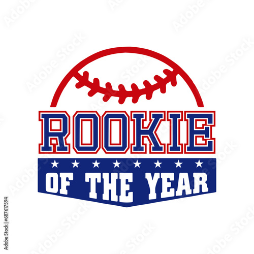 Rookie of the year Svg, Rookie Svg, Baseball birthday party, birthday Svg, baseball birthday svg, 1st birthday boy Svg, files for Silhouette, Svg Files for Cricut photo