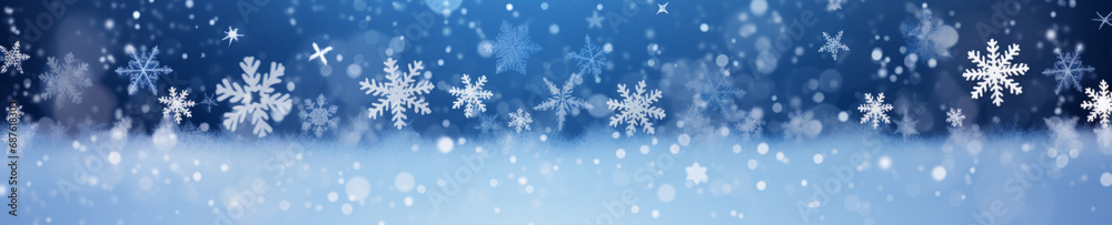 Abstract background with Christmas theme, web site header or footer template